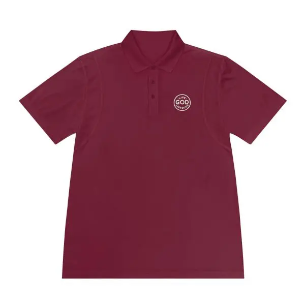 LIVE GOD LIVE GOOD Men's Sport Polo Shirt TM - Image 17