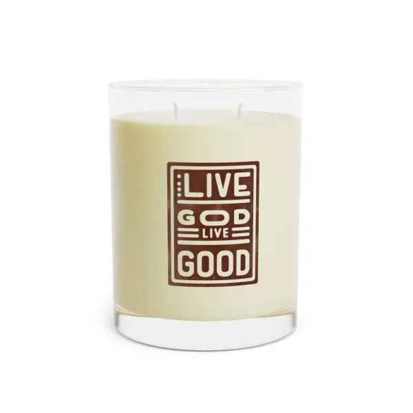 Scented Candle - Full Glass, 11oz LIVE GOD LIVE GOOD TM - Image 7