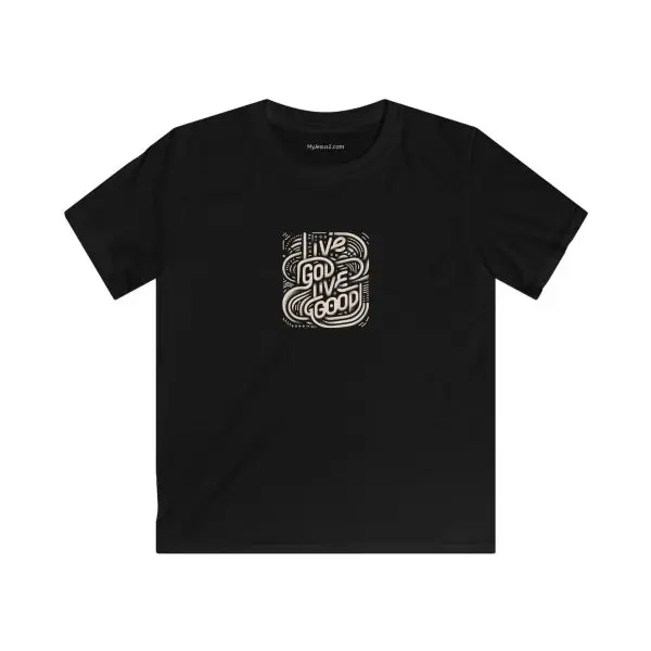 Kids Softstyle Tee LIVE GOD LIVE GOOD TM - Image 2