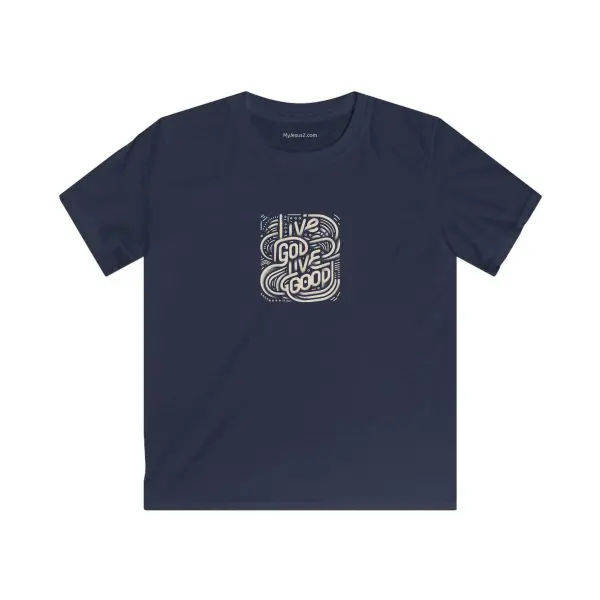 Kids Softstyle Tee LIVE GOD LIVE GOOD TM - Image 6
