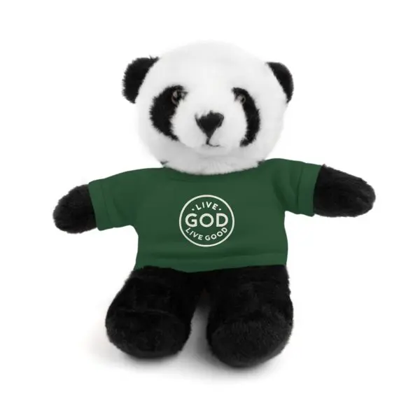 A Stuffed Animal with Tee LIVE GOD LIVE GOOD TM - Image 11