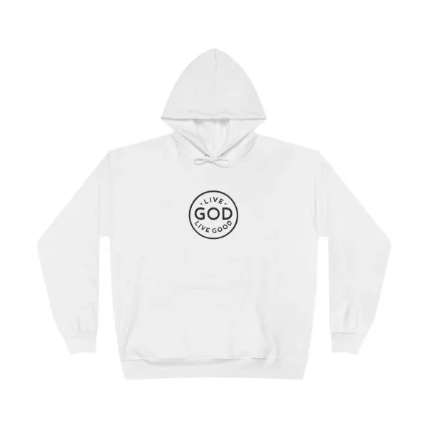 Unisex EcoSmart Pullover Hoodie Sweatshirt LIVE GOD LIVE GOOD TM - Image 4