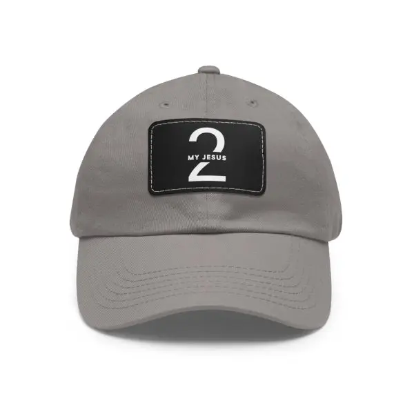 Hat with Leather Patch (Rectangle) My Jesus 2 TM - Image 9