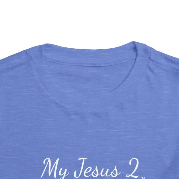 My Jesus 2 Toddler Short Sleeve Tee White Letters TM - Image 16