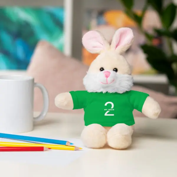 A Stuffed Animal with Tee My Jesus 2 Logo TM - Image 99