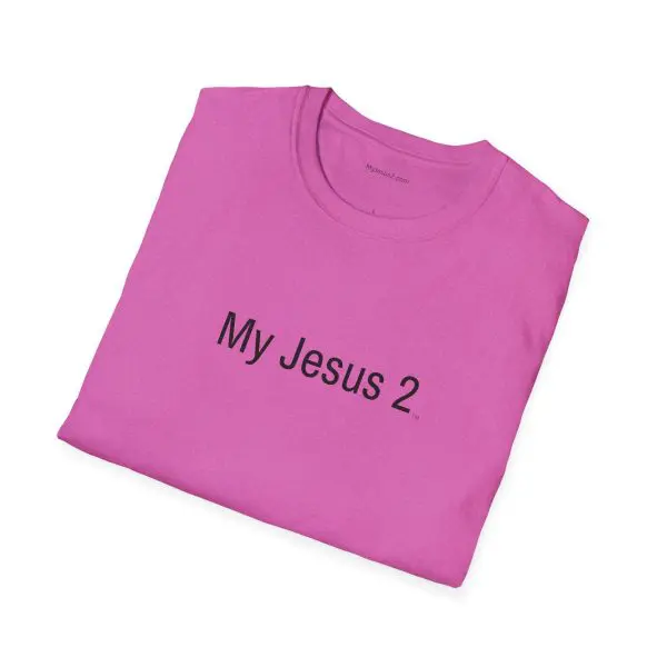 My Jesus 2 Unisex Softstyle T-Shirt Black Letters TM - Image 22