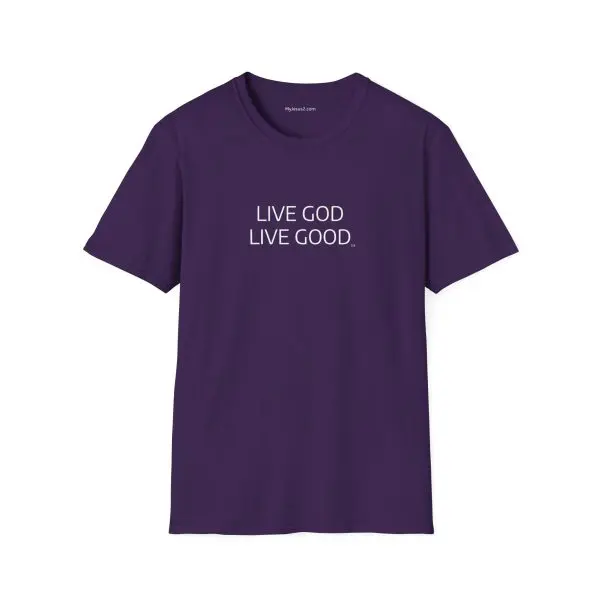 LIVE GOD LIVE GOOD Unisex Softstyle T-Shirt TM - Image 13