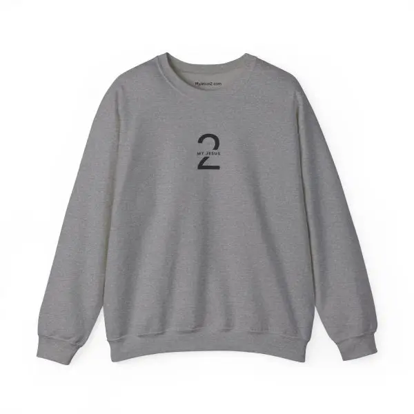 Unisex Heavy Blend Crewneck Sweatshirt My Jesus 2 Logo TM