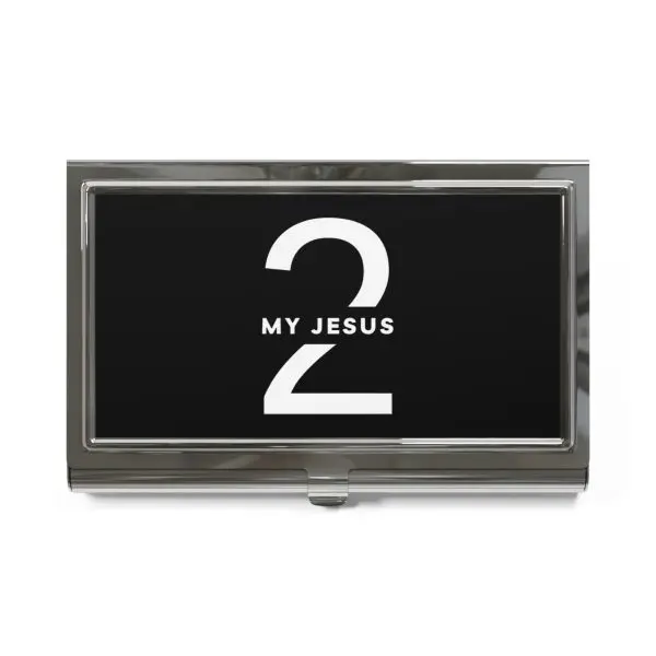 My Jesus 2 Logo Business Card Holder TM
