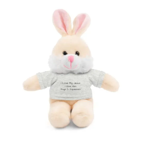 A Stuffed Animal with Tee I Love My Jesus I Give Him Hugs & Squeezes TM - Image 76