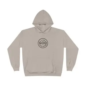 Unisex EcoSmart Pullover Hoodie Sweatshirt LIVE GOD LIVE GOOD TM