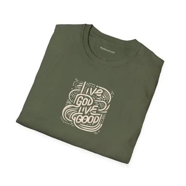 LIVE GOD LIVE GOOD Unisex Softstyle T-Shirt TM - Image 10