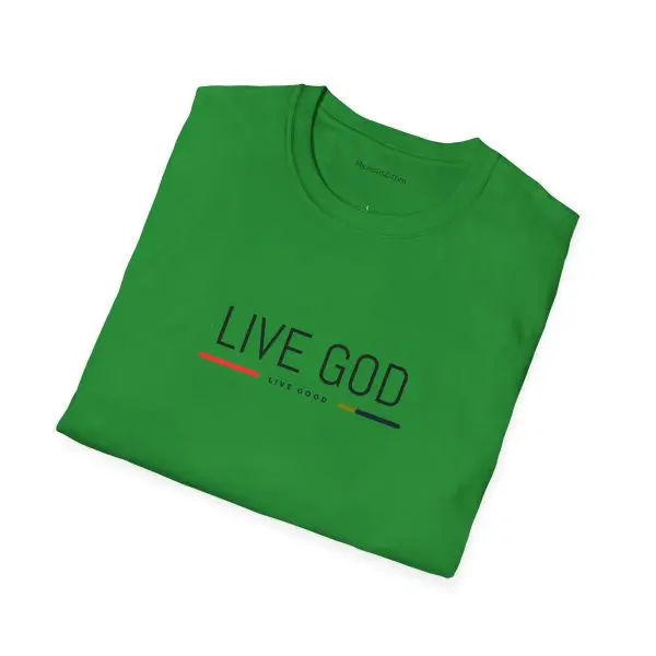 LIVE GOD LIVE GOOD Unisex Softstyle T-Shirt TM - Image 12