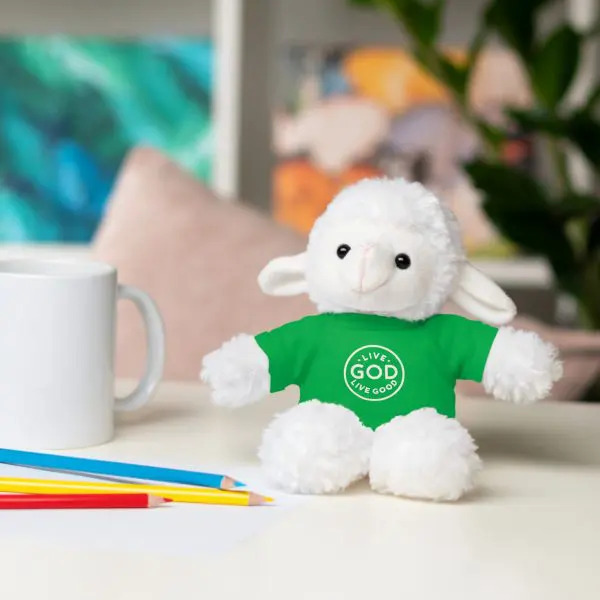 A Stuffed Animal with Tee LIVE GOD LIVE GOOD TM - Image 26