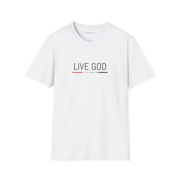 LIVE GOD LIVE GOOD Unisex Softstyle T-Shirt TM - Image 3