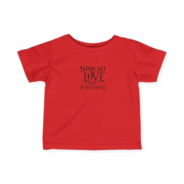 Infant Fine Jersey Tee Spread Love Not Judgement TM - Image 27
