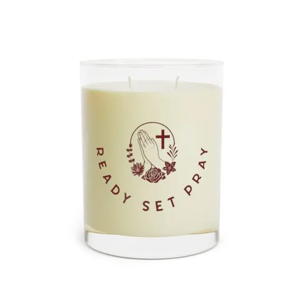 Scented Candle - Full Glass, 11oz READY SET PRAY TM - Image 7
