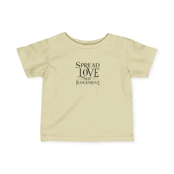Infant Fine Jersey Tee Spread Love Not Judgement TM - Image 9