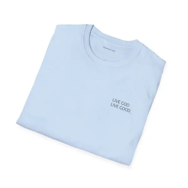LIVE GOD LIVE GOOD Black Label Unisex Softstyle T-Shirt TM - Image 8