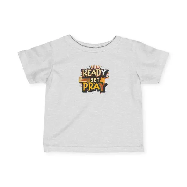 Infant Fine Jersey Tee READY SET PRAY TM - Image 3