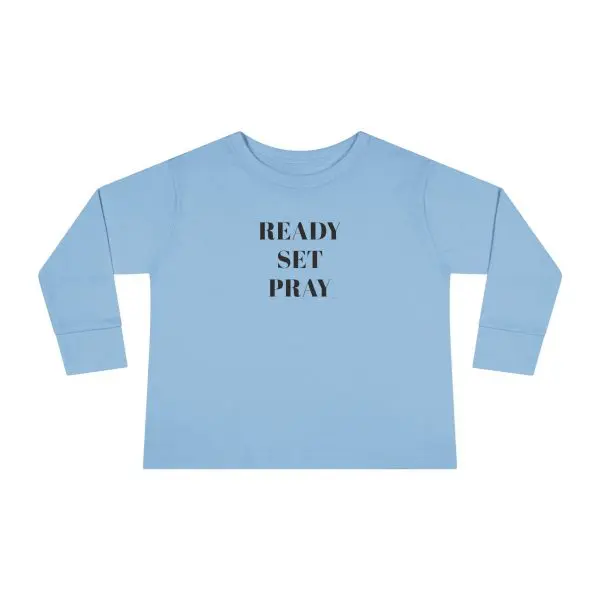READY SET PRAY Toddler Long Sleeve Tee TM - Image 7