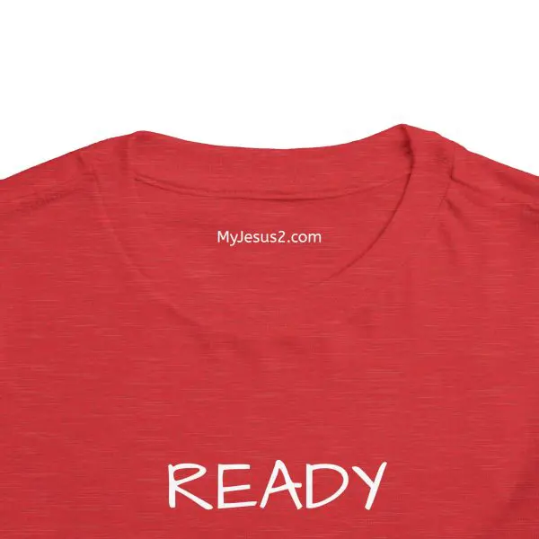 READY SET PRAY Toddler Short Sleeve Tee White Letters TM - Image 32