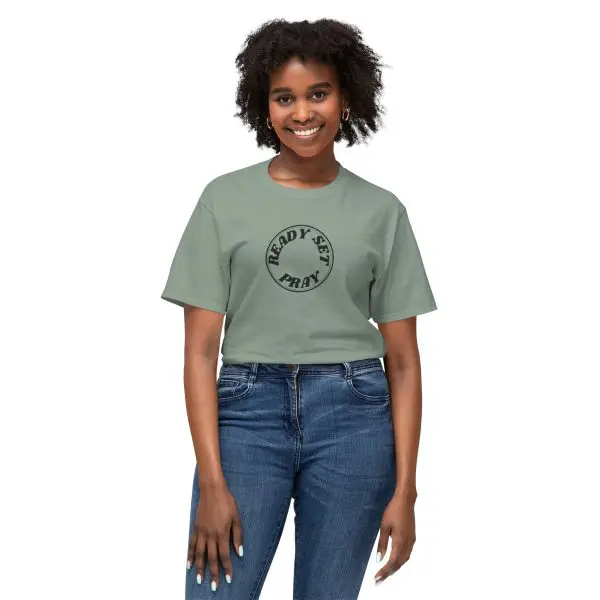 READY SET PRAY Unisex HD Cotton T-shirt TM - Image 2