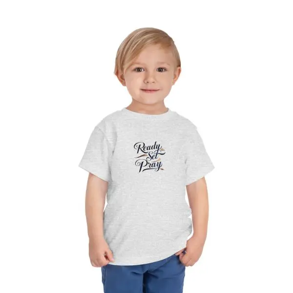 Toddler Short Sleeve Tee READY SET PRAY TM - Image 2