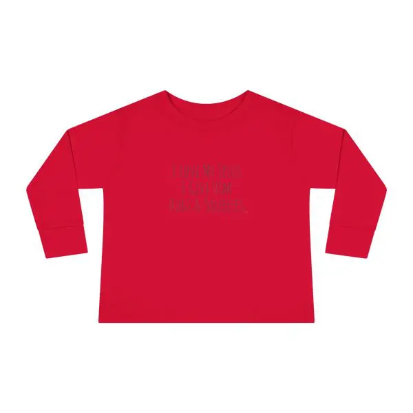 I Love My Jesus I Give Him Hugs & Squeezes Toddler Long Sleeve Tee TM - Image 13