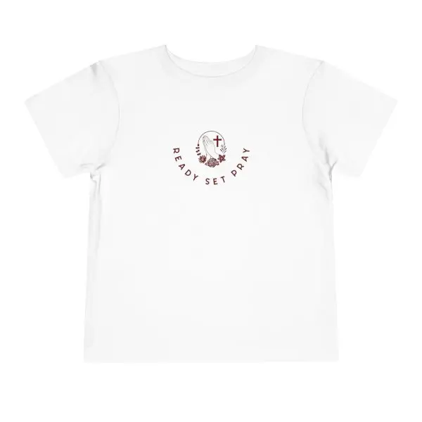 READY SET PRAY Toddler Short Sleeve Tee TM - Image 3