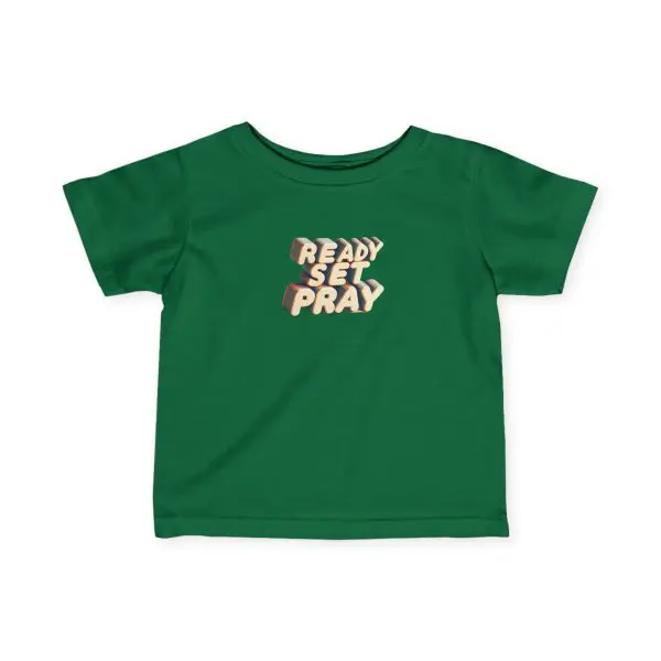 Infant Fine Jersey Tee READY SET PRAY TM - Image 7