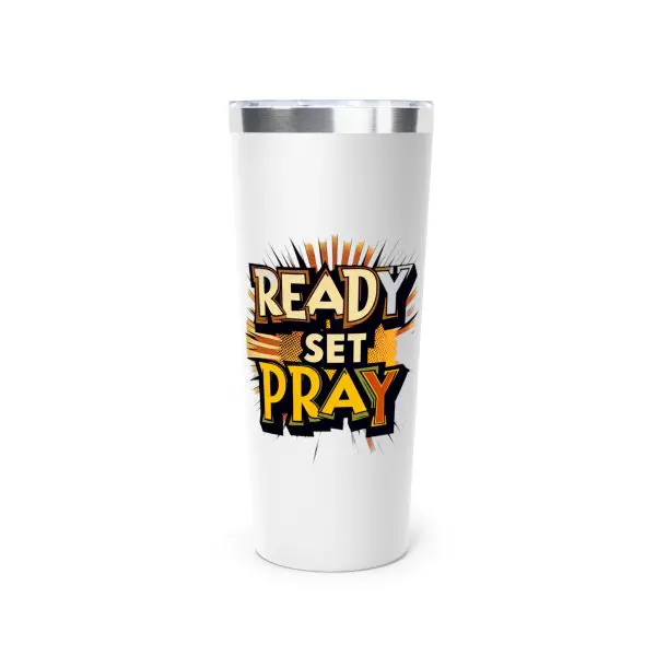 Copper Vacuum Insulated Tumbler, 22oz READY SET PRAY TM - Image 3