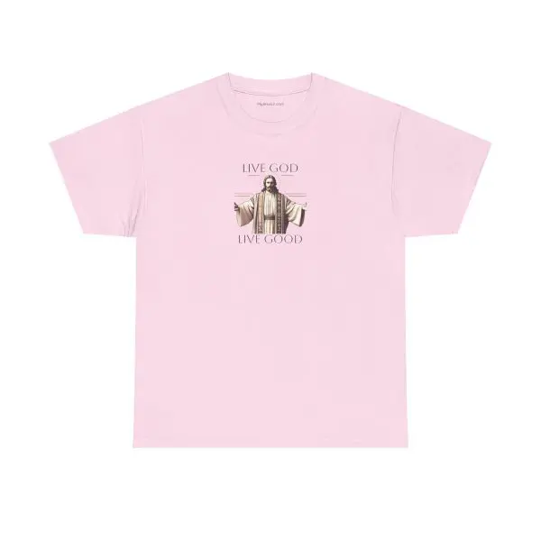 LIVE GOD LIVE GOOD Unisex Heavy Cotton Tee TM - Image 11