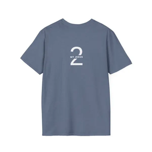 My Jesus 2 Front & Back Logo Unisex Softstyle T-Shirt TM - Image 6