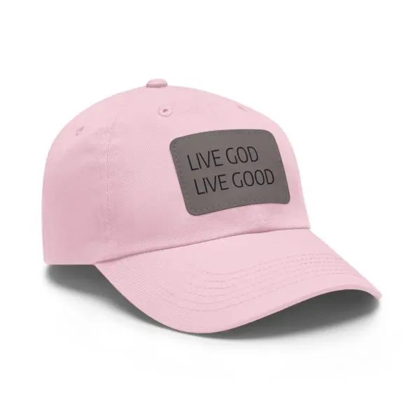 A Hat with Leather Patch (Rectangle) LIVE GOD LIVE GOOD TM - Image 34