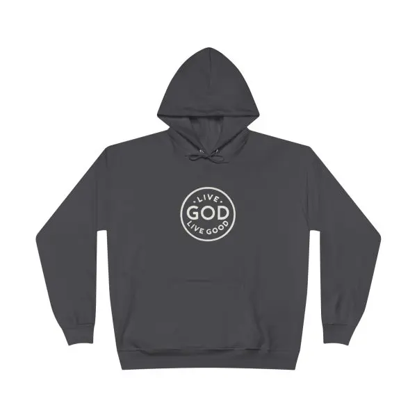 Unisex EcoSmart Pullover Hoodie Sweatshirt LIVE GOD LIVE GOOD TM - Image 25