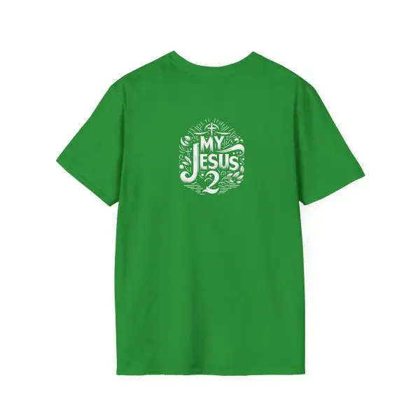 My Jesus 2 w/ Picture On Back Unisex Softstyle T-Shirt TM - Image 10