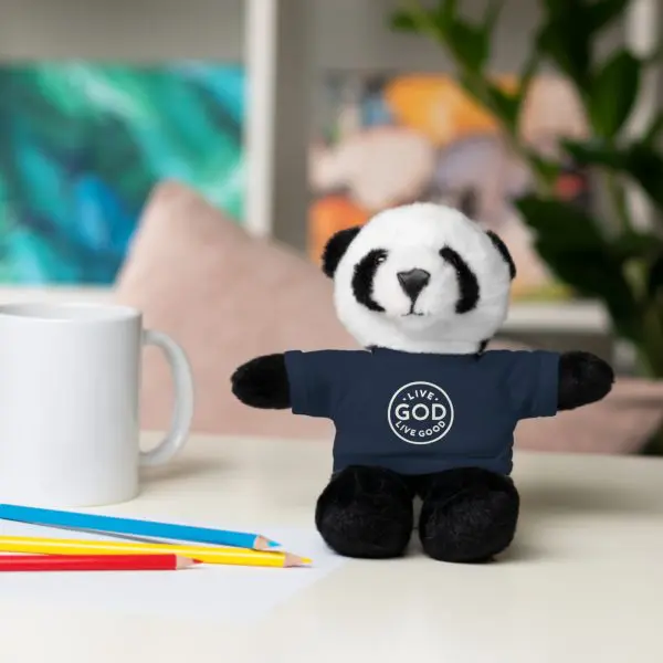 A Stuffed Animal with Tee LIVE GOD LIVE GOOD TM - Image 58