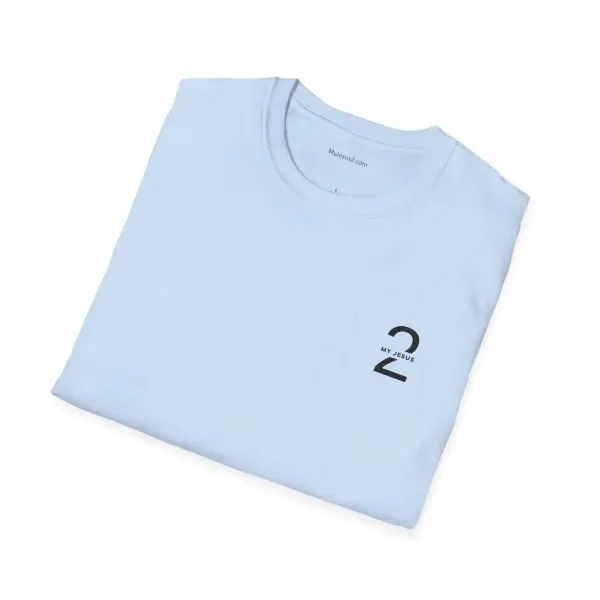 My Jesus 2 Logo Unisex Softstyle T-Shirt Black Letters TM - Image 10