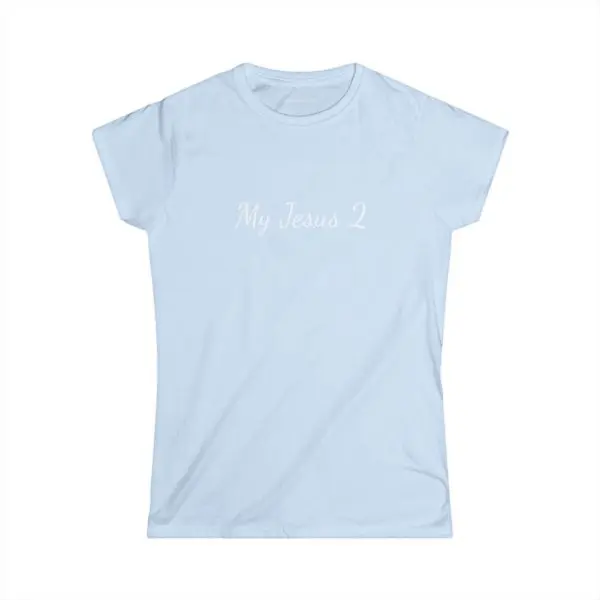 A Women's Softstyle Tee My Jesus 2 w/ White Letters TM - Image 16