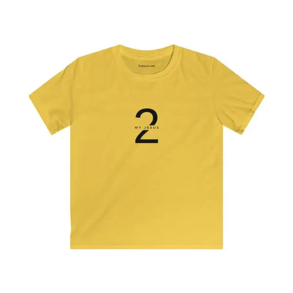 Kids Softstyle Tee My Jesus 2 Logo TM - Image 7