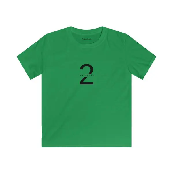 Kids Softstyle Tee My Jesus 2 Logo TM - Image 9