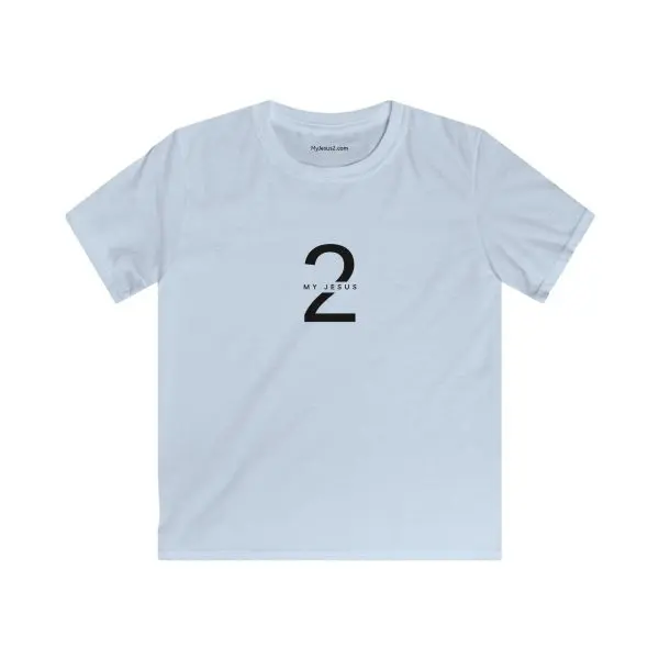 Kids Softstyle Tee My Jesus 2 Logo TM - Image 11