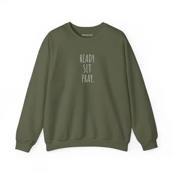 Unisex Heavy Blend Crewneck Sweatshirt READY SET PRAY TM - Image 26