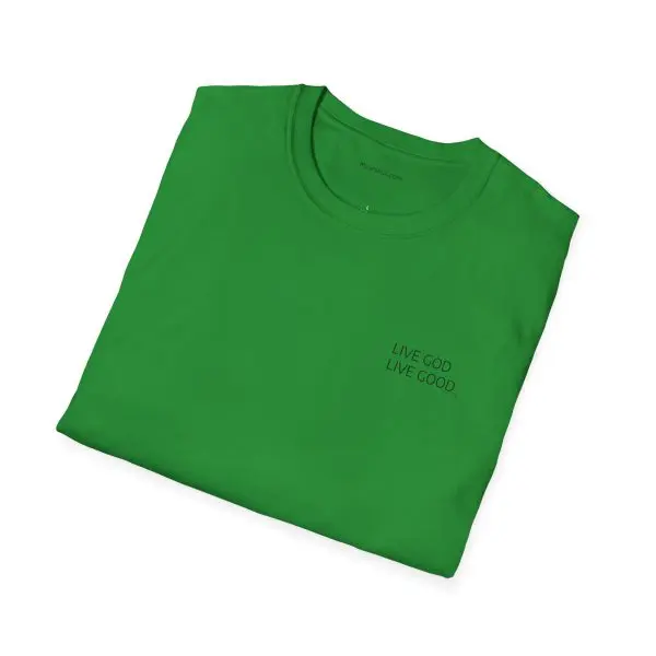LIVE GOD LIVE GOOD Black Label Unisex Softstyle T-Shirt TM - Image 6