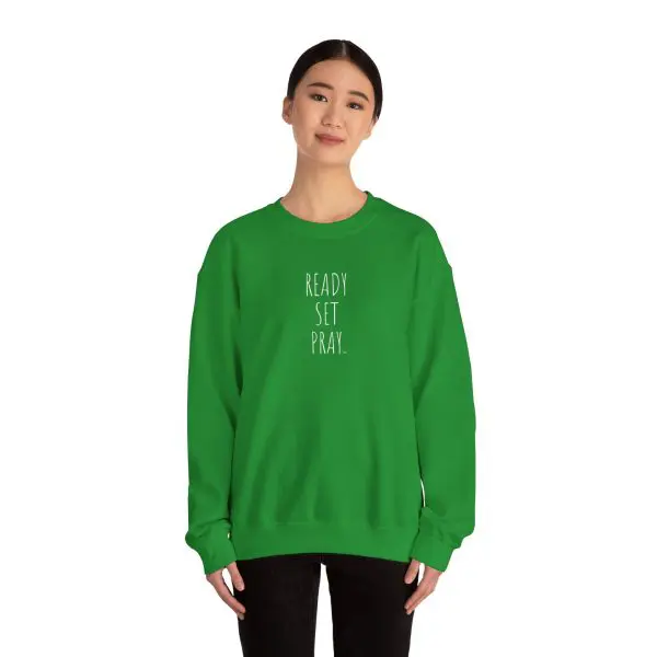 Unisex Heavy Blend Crewneck Sweatshirt READY SET PRAY TM - Image 9