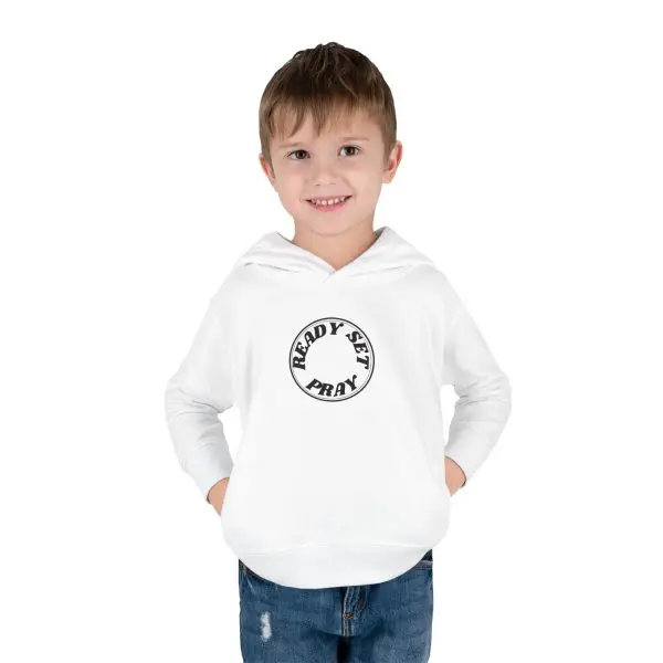 READY SET PRAY Toddler Pullover Fleece Hoodie TM - Image 7