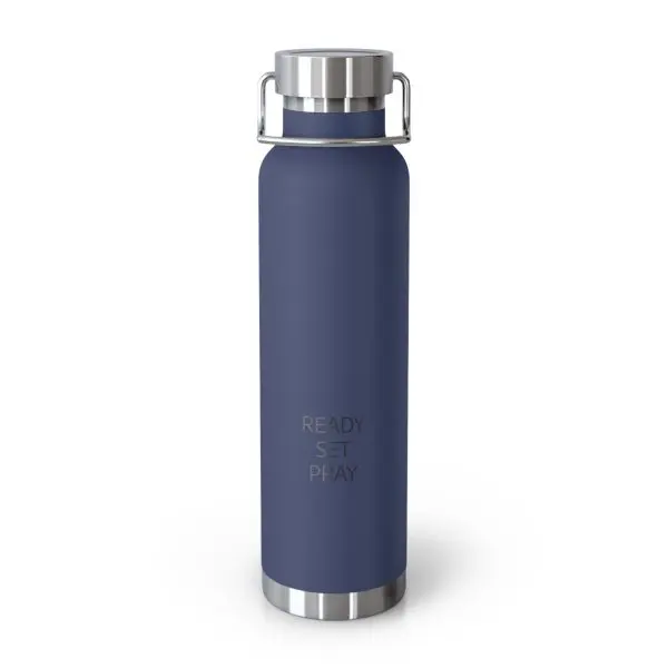 Copper Vacuum Insulated Bottle, 22oz READY SET PRAY Black Letters TM - Image 7