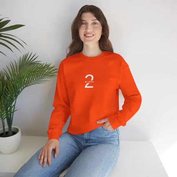 Unisex Heavy Blend Crewneck Sweatshirt My Jesus 2 TM - Image 6