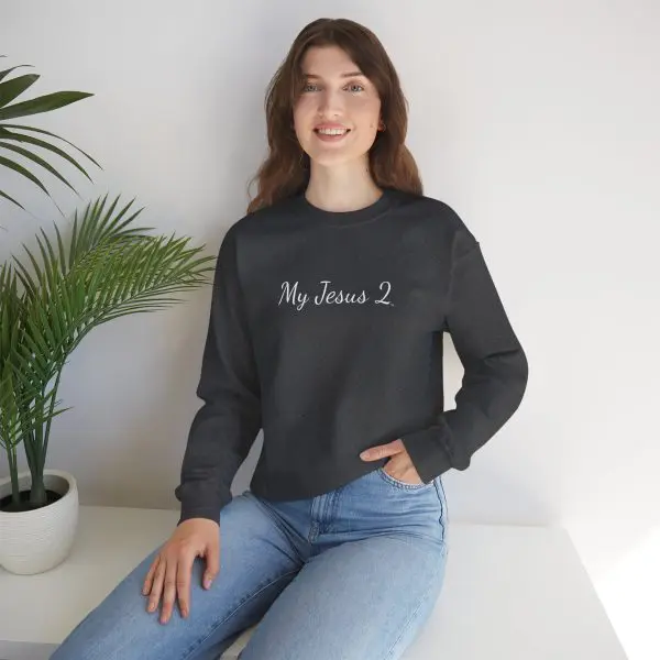 Unisex Heavy Blend Crewneck Sweatshirt My Jesus 2 TM - Image 18